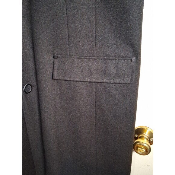 Guess Men Jacket Over Coat Large L Perfect Condition Used Black - Picture 5 of 8